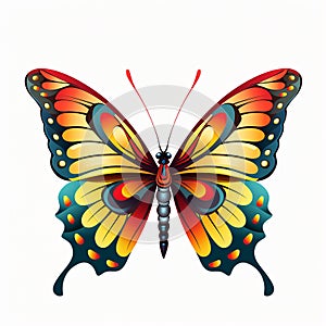 Joyous MetamorphosisÂ  Butterfly in the process of transforming